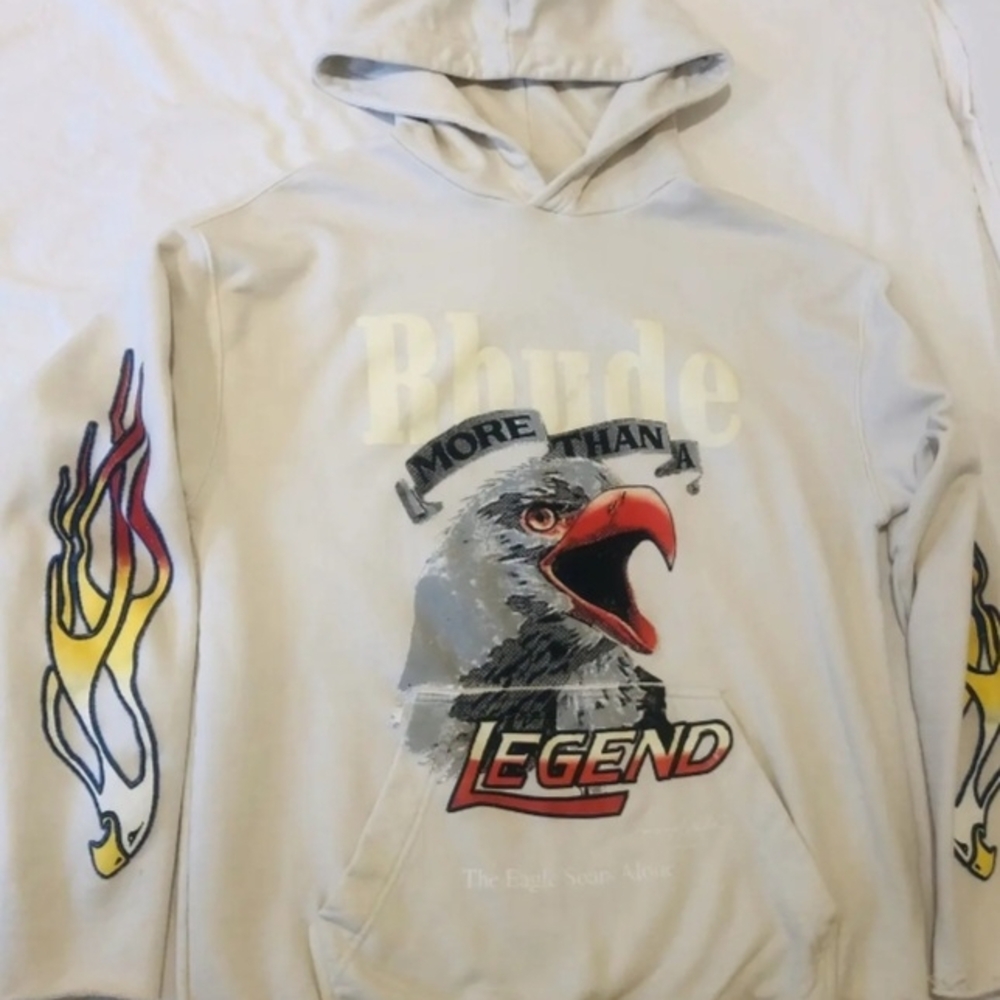 Rhude Graphic Hoodie with Eagle Design
